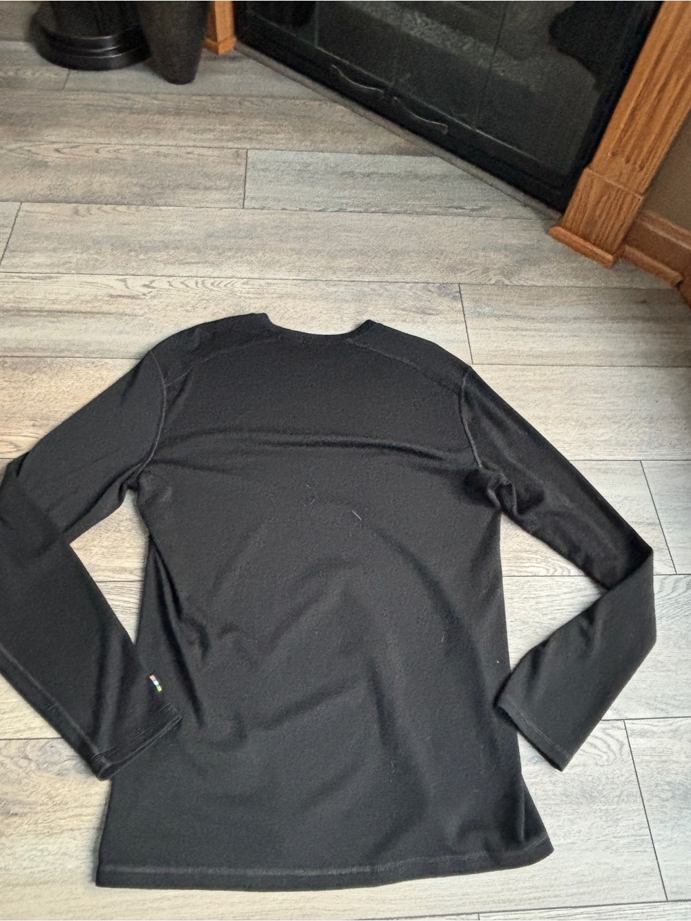 Smartwool Men's 100% Merino Wool Base Layer Top Long Sleeve Black XL SW016349 - Picture 8 of 9